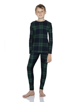 Thermal Underwear for Boys (Thermal Long Johns Set) Shirt & Pants, Base Layer w/Leggings/Bottoms Ski/Extreme Cold