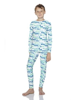 Thermal Underwear for Boys (Thermal Long Johns Set) Shirt & Pants, Base Layer w/Leggings/Bottoms Ski/Extreme Cold