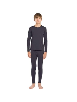 ViCherub Thermal Underwear Set for Boys Long Johns Fleece Lined Kids Base Layer Thermals Sets Boy