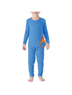 American Trends Boys Thermal Underwear Ultra Soft Kids Long Johns Sets Toddler Base Layer Sets