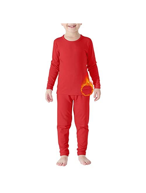 American Trends Boys Thermal Underwear Ultra Soft Kids Long Johns Sets Toddler Base Layer Sets