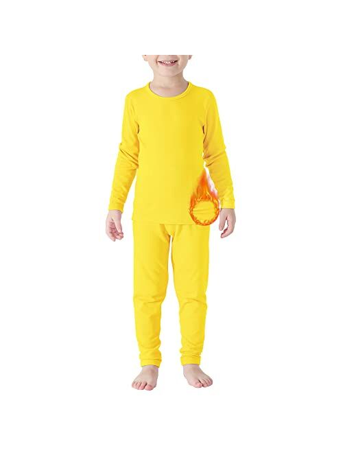 American Trends Boys Thermal Underwear Ultra Soft Kids Long Johns Sets Toddler Base Layer Sets