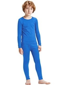 MRIGNT Thermal Underwear for Boys, Thermal Long Johns Set with Shirt & Pants