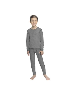 Thermeez Thermal Underwear for Boys (Thermal Long Johns) Sleeve Shirt & Pants Set, Base Layer w/Leggings Bottoms Ski/Extreme Cold