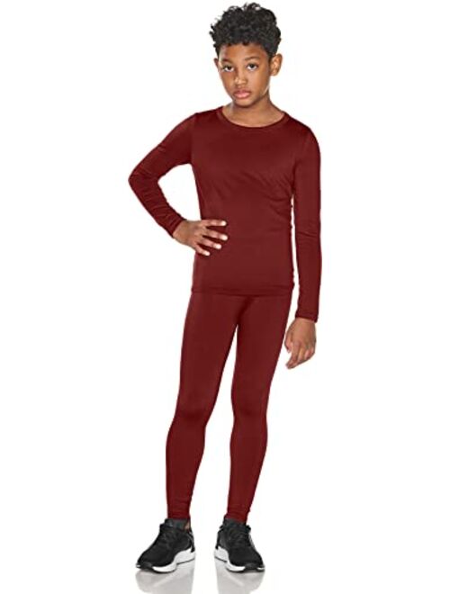 TSLA Kid's & Boy's and Girl's Thermal Underwear Set, Soft Fleece Lined Long Johns, Winter Base Layer Top & Bottom