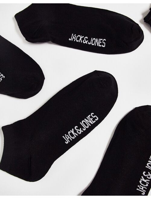 Jack & Jones 10 pack socks in black