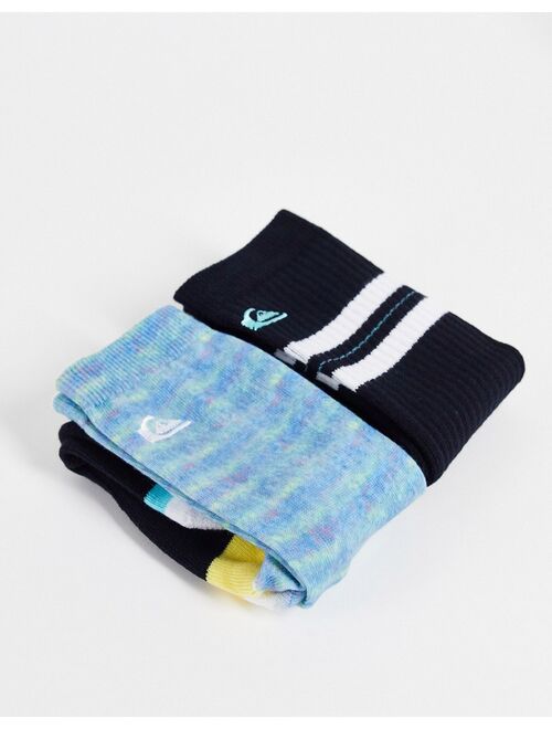 Quiksilver 2-pack socks in blue