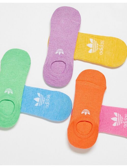 adidas Originals classic superlite 6-pack super no show socks in multi