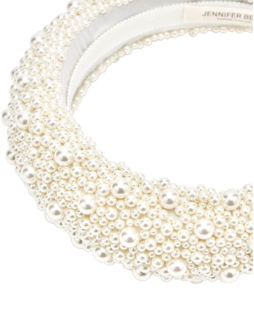 Jennifer Behr Marjeta pearl-embellished headband