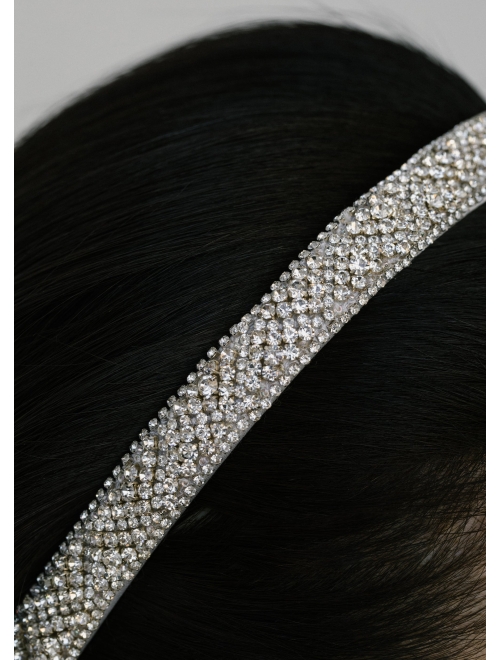 Jennifer Behr Adi crystal-embellished headband