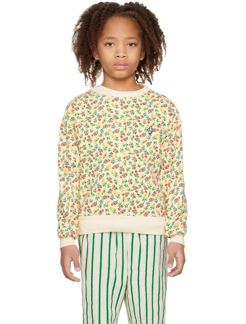 THE ANIMALS OBSERVATORY Kids White Bear Sweatshirt