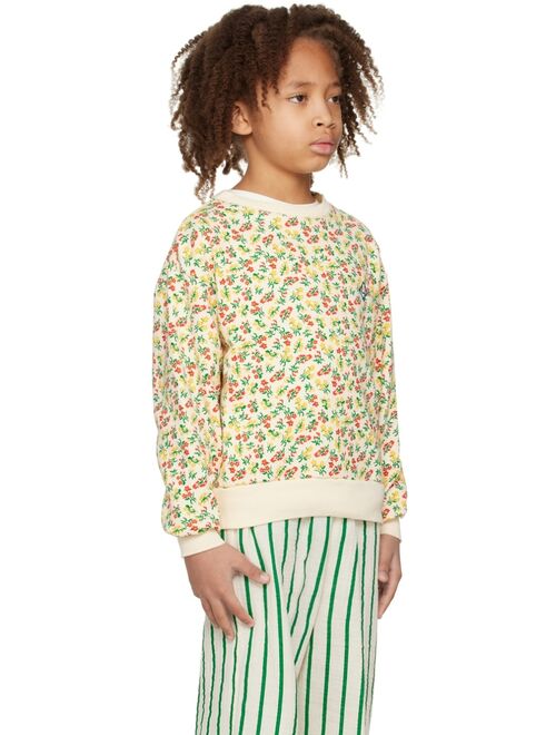 THE ANIMALS OBSERVATORY Kids White Bear Sweatshirt