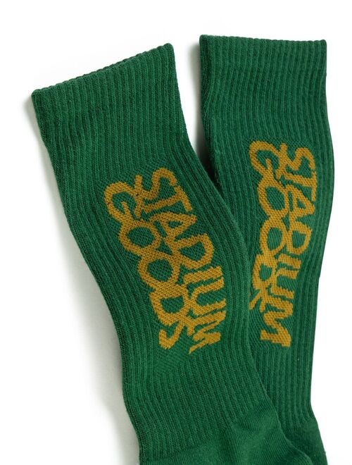 STADIUM GOODS embroidered logo socks