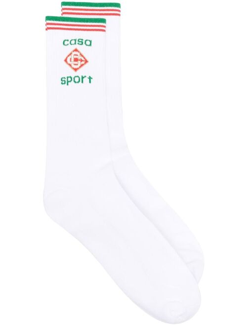 Casablanca Casa Sport print socks