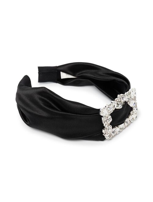 Elise buckle-detail headband