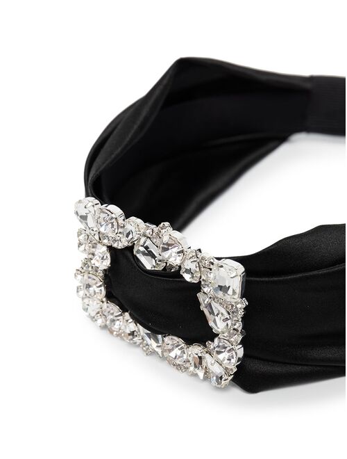 Elise buckle-detail headband