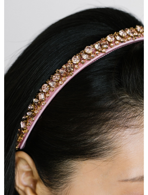 Jennifer Behr crystal-embellished headband