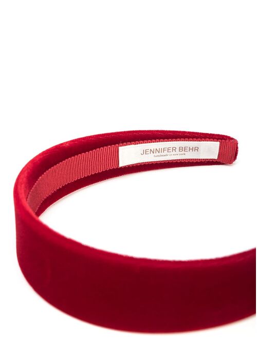 Jennifer Behr Charlize wide velvet headband