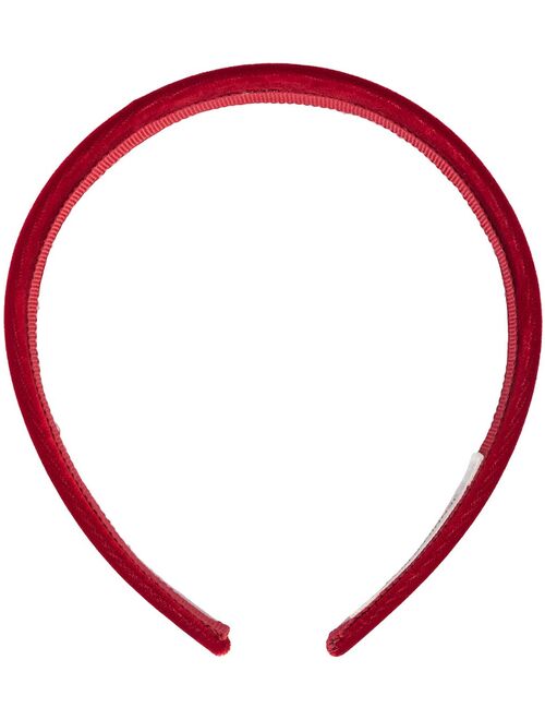 Jennifer Behr Charlize wide velvet headband