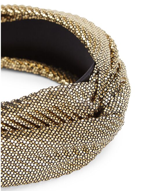 Jennifer Behr Goldie Twist metallic headband