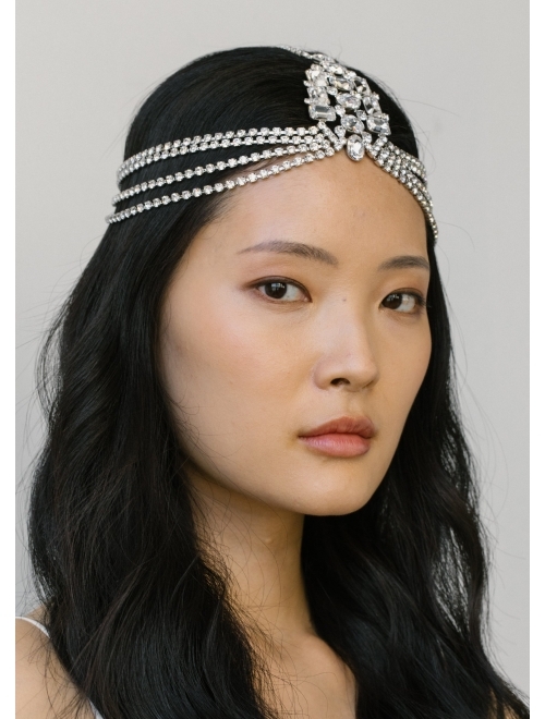 Jennifer Behr Aniyah crystal-embellished head piece