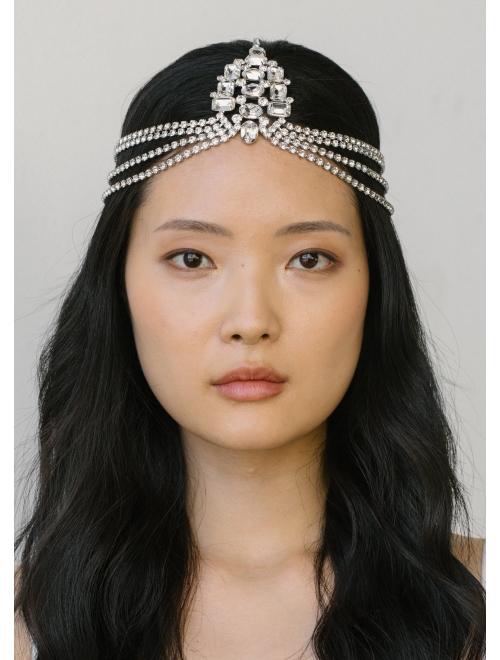 Jennifer Behr Aniyah crystal-embellished head piece