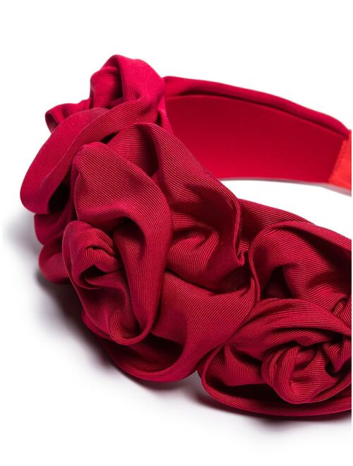 Jennifer Behr oversized rose applique headband