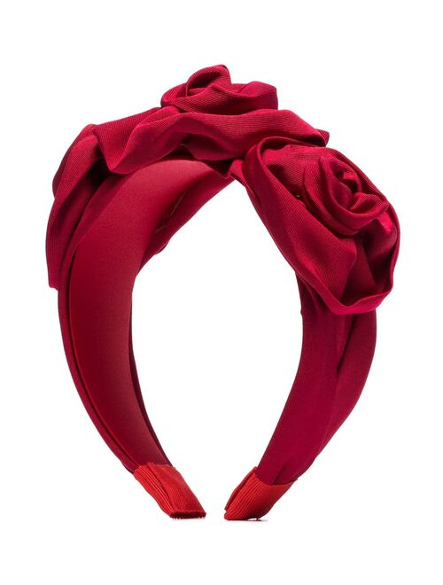 Jennifer Behr oversized rose applique headband