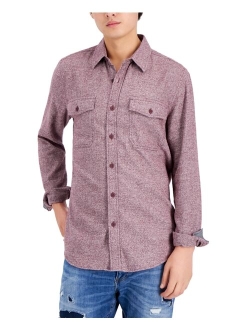 Men's Grindle Flannel Shirt, Created for Macy's