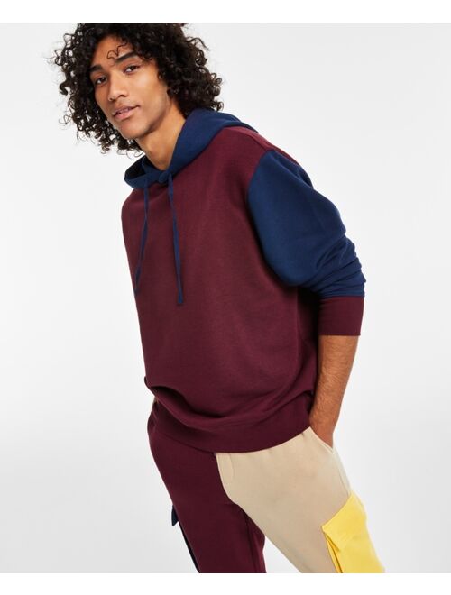 SUN + STONE Men's Colorblocked Hoodie, Created for Macy's