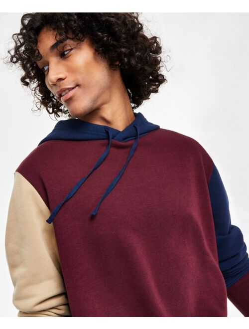 SUN + STONE Men's Colorblocked Hoodie, Created for Macy's