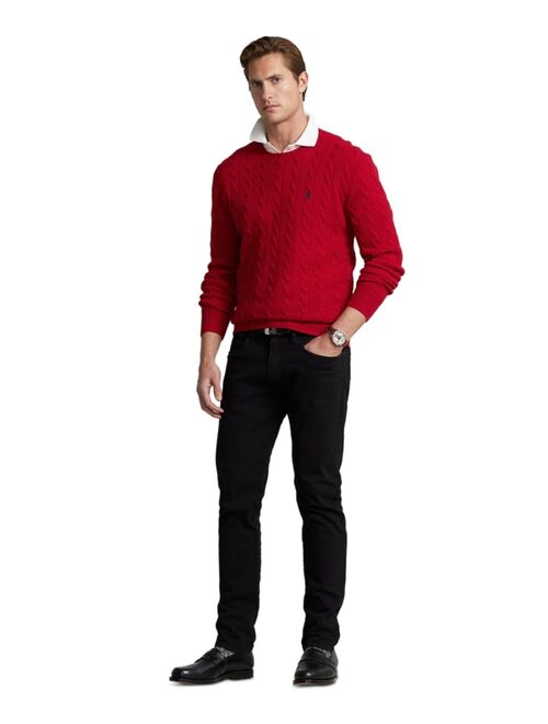 POLO RALPH LAUREN Men's Wool-Cashmere Cable-Knit Sweater