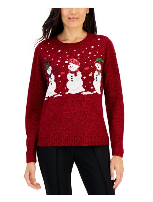 KAREN SCOTT Petite Holiday Sweater, Created for Macy's