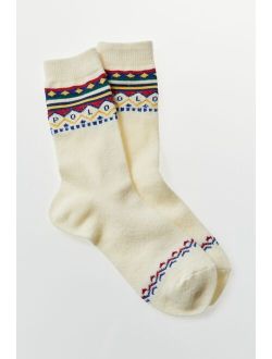 Fair Isle Wool Sock