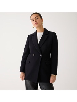 Evening blazer-jacket in Italian double-cloth wool