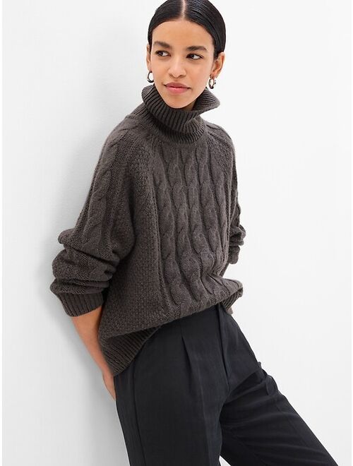 Gap Cable-Knit Turtleneck Sweater