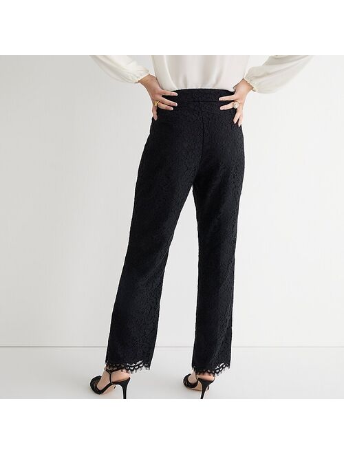 J.Crew Willa cropped flare pant in lace