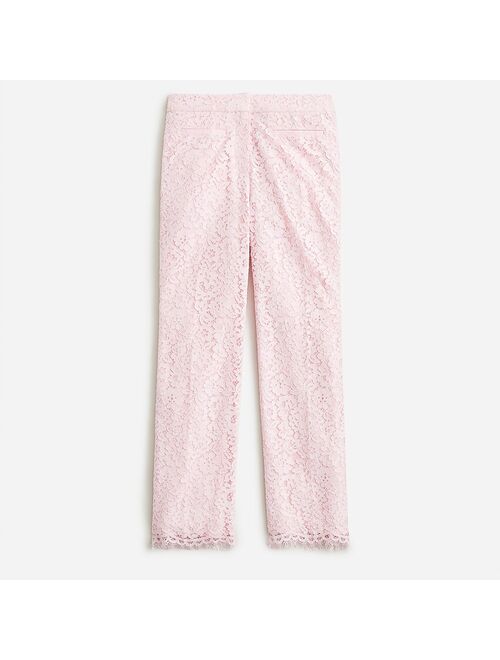 J.Crew Willa cropped flare pant in lace