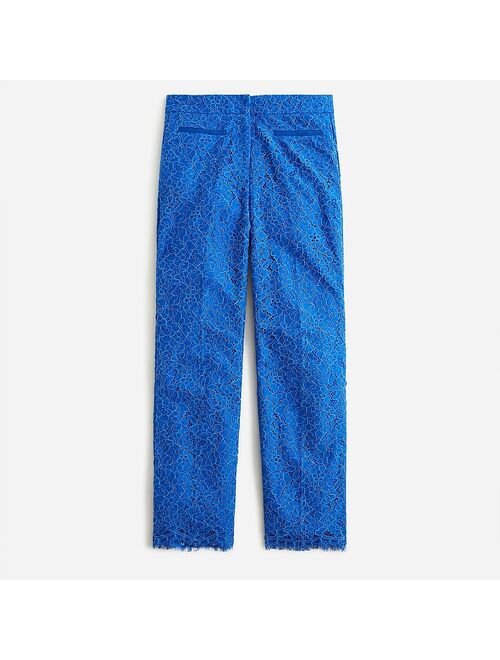 J.Crew Willa cropped flare pant in lace