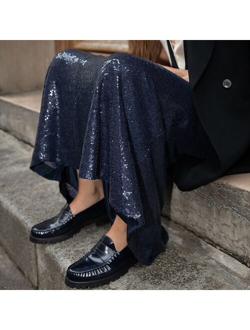 Marie Marot X J.Crew sequin maxi skirt