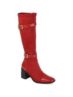 Gaibree Women's Buckle Knee-High Boots