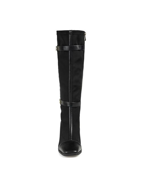 Journee Collection Gaibree Women's Buckle Knee-High Boots