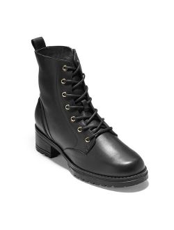 Camea Women's Waterproof Leather Combat Boots