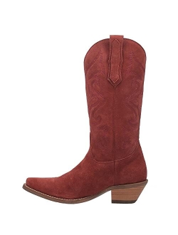 Dingo Out West Women's Suede Cowgirl Boots