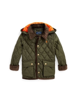 Toddler and Little Boys Water- Repellent Hooded Barn Jacket