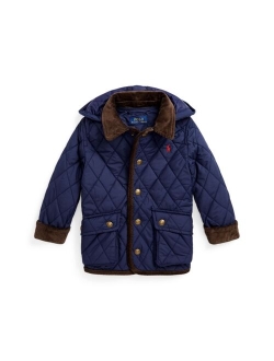 Toddler and Little Boys Water- Repellent Hooded Barn Jacket