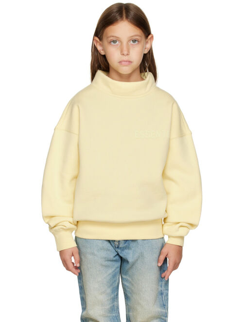 ESSENTIALS Kids Yellow Mock Neck Sweatshirt