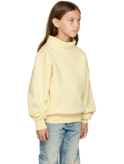 ESSENTIALS Kids Yellow Mock Neck Sweatshirt