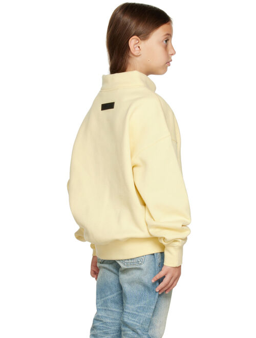 ESSENTIALS Kids Yellow Mock Neck Sweatshirt