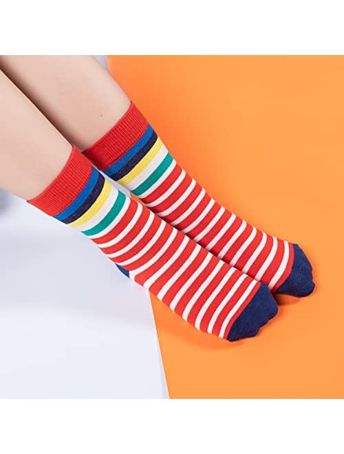 Bonangel Boys Socks Fun Novelty Animal Design Socks Crazy Space Socks Funny Cute Food Kids socks 5 pairs